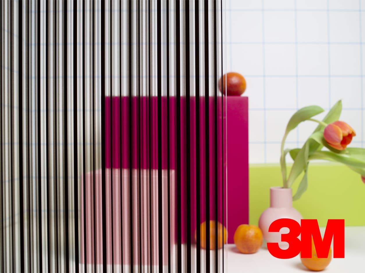 Film décoratif Fasara 3M lignes modernes noires - Luminis Films